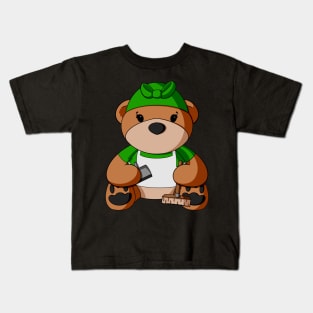 Cleaner Teddy Bear Kids T-Shirt